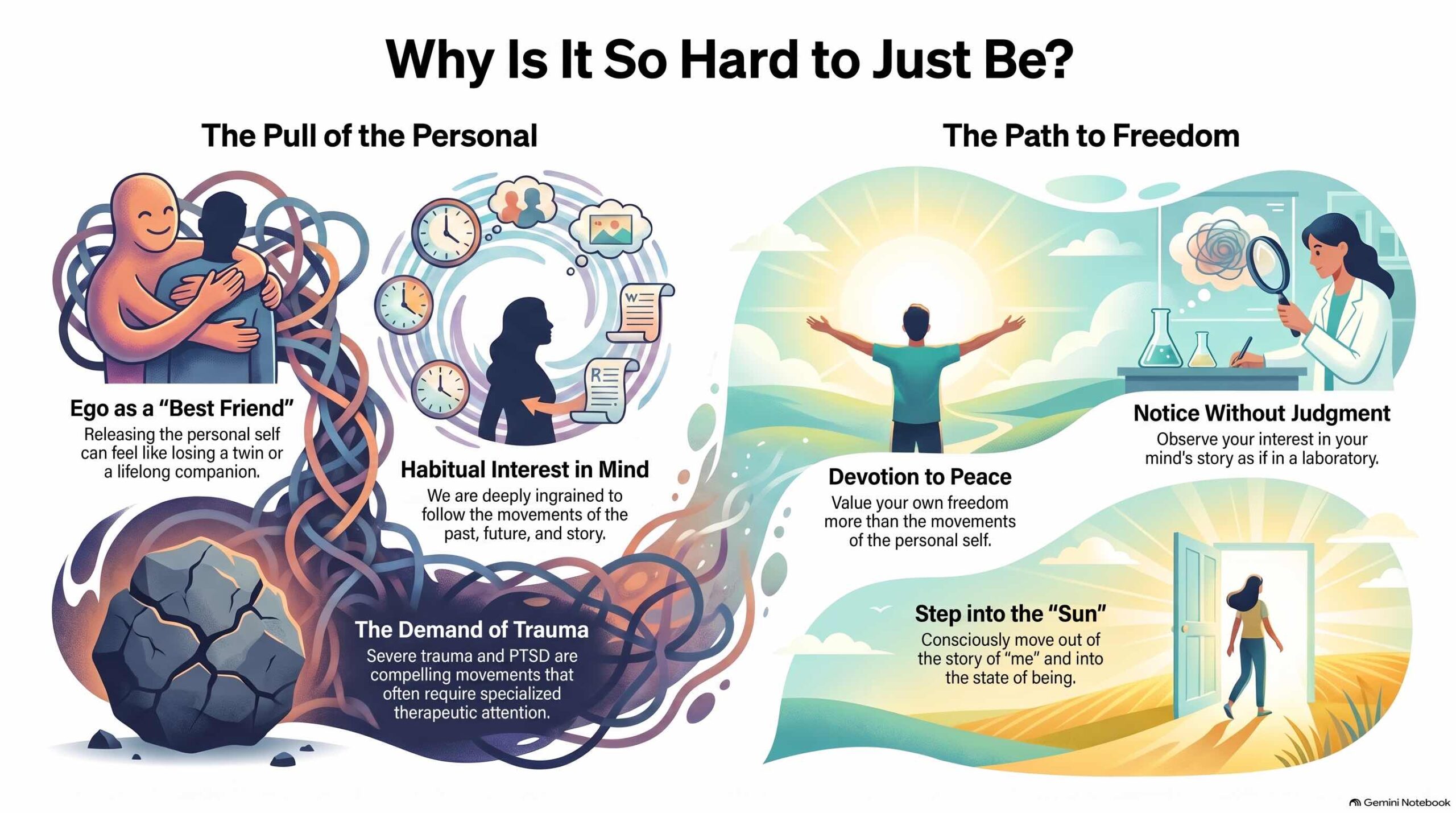 Sal 120: Why Does It Seem Difficult to Abide as Pure Being?